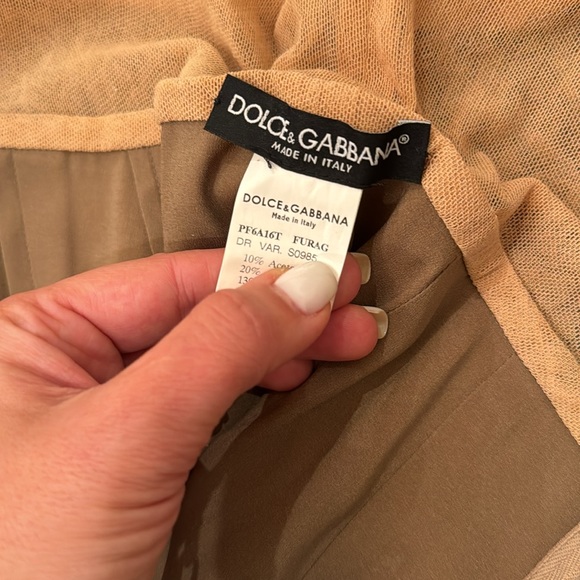 DOLCE & GABBANA Bateau Neckline Dress Size: M | US6, IT42 - Picture 13 of 17